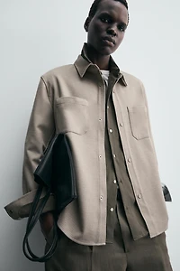 COMFORT TEXTURED OVERSHIRT