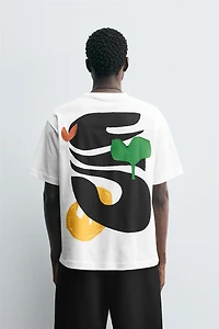 CONTRAST PATCH T-SHIRT