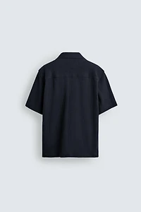 REGULAR FIT TEXTURED SHIRT