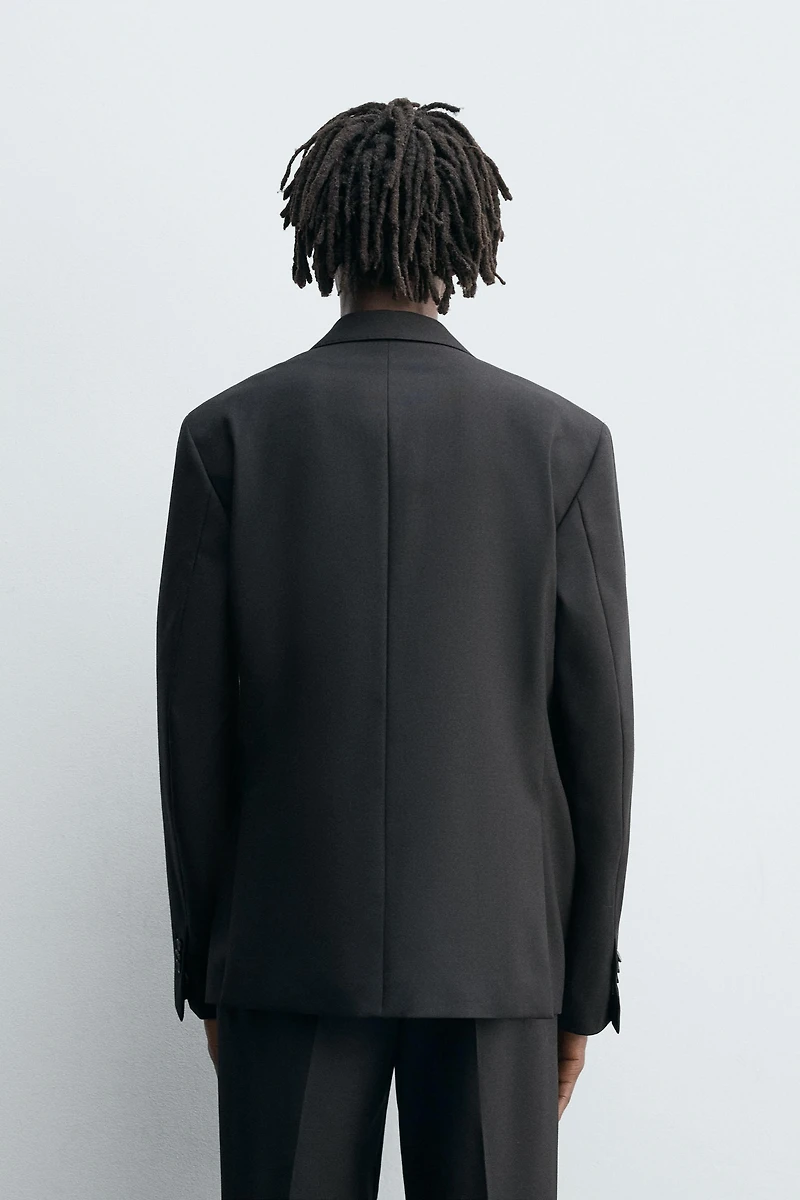 100% WOOL SUIT BLAZER