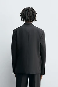 100% WOOL SUIT BLAZER