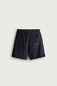 RELAXED FIT TERRY SHORTS