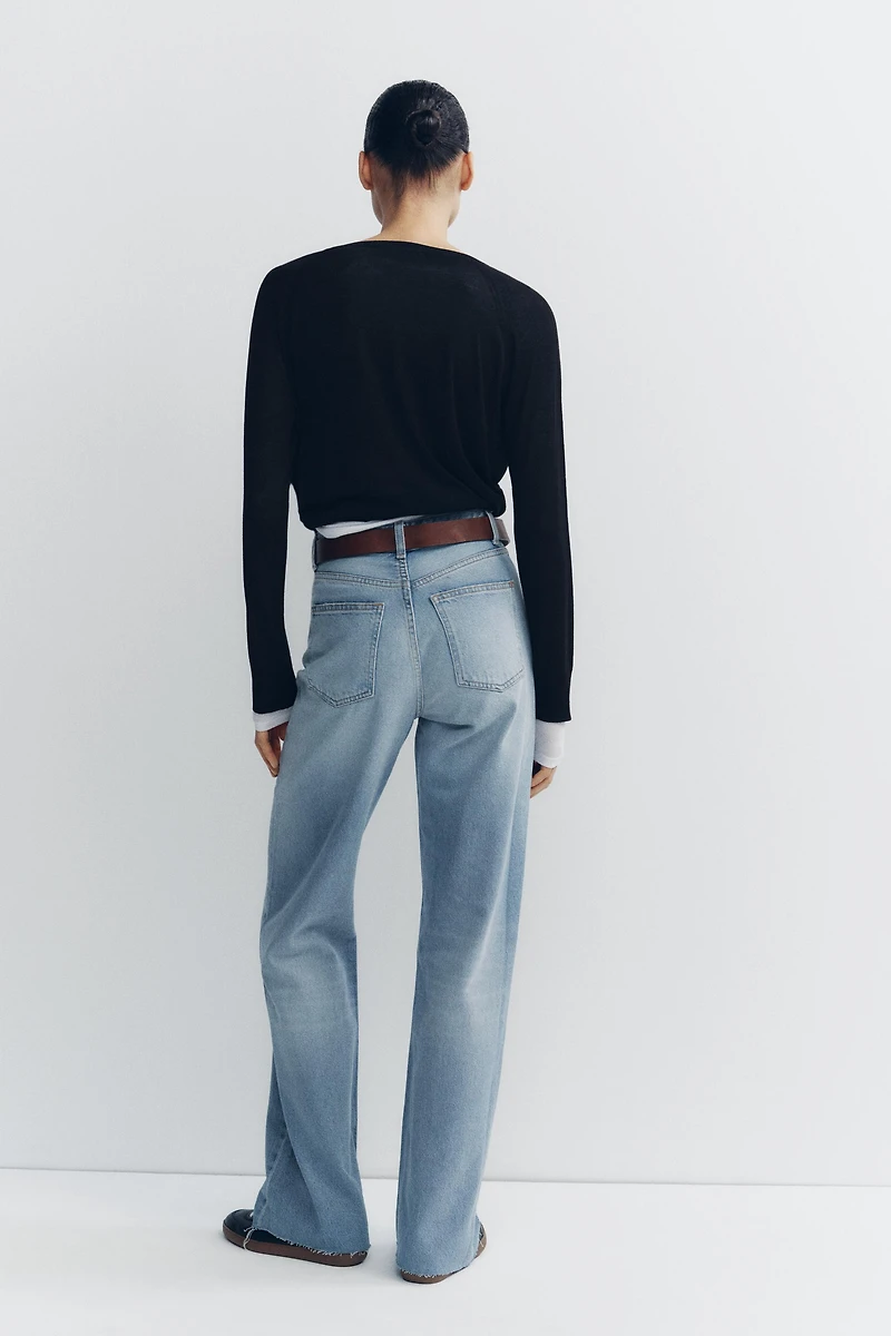 JEAN TRF COUPE LARGE TAILLE HAUTE