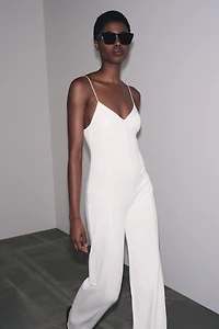 INTERLOCK LONG JUMPSUIT