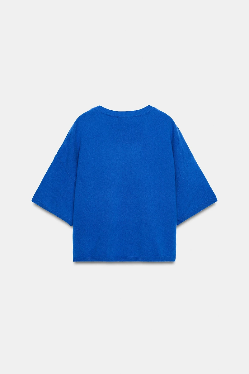 100% WOOL WIDE SLEEVE JUMPER