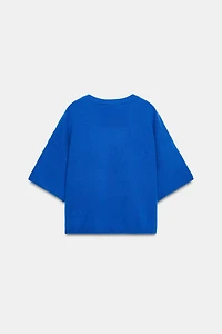 100% WOOL WIDE SLEEVE JUMPER