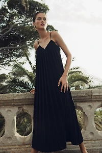 ZW COLLECTION PLEATED MIDI DRESS