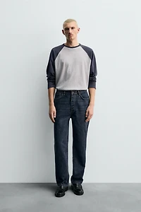 COTTON - WOOL STRAIGHT FIT JEANS