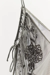 TOP BRODERIES PAILLETTES