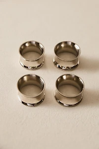 PACK OF ROUND STEEL NAPKIN HOLDERS (PACK OF 4)