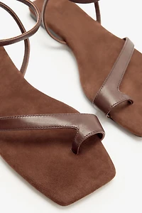 LIMITED EDITION FLAT SUEDE SANDALS