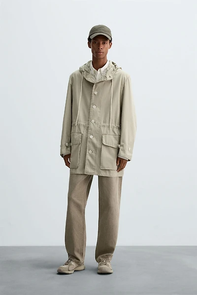 SHORT COTTON PARKA