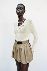 BALLOON SHORTS WITH BUCKLE