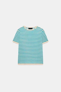 STRIPED KNIT TOP