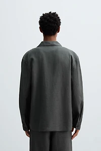 RELAXED FIT 100% HEMP OVERSHIRT