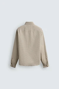 EMBROIDERED PLAID SHIRT