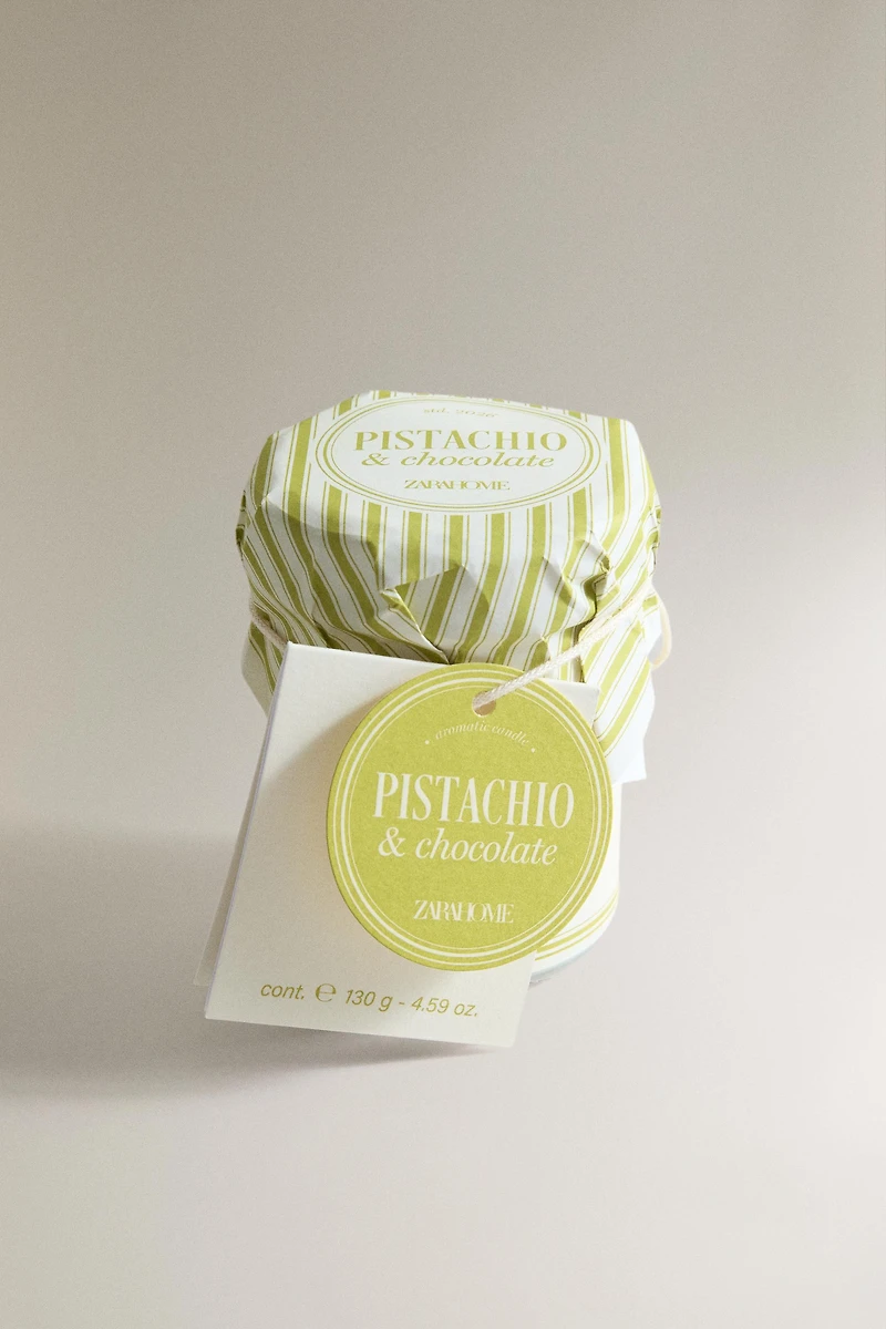 (130 G) PISTACHIO & CHOCOLATE SCENTED CANDLE