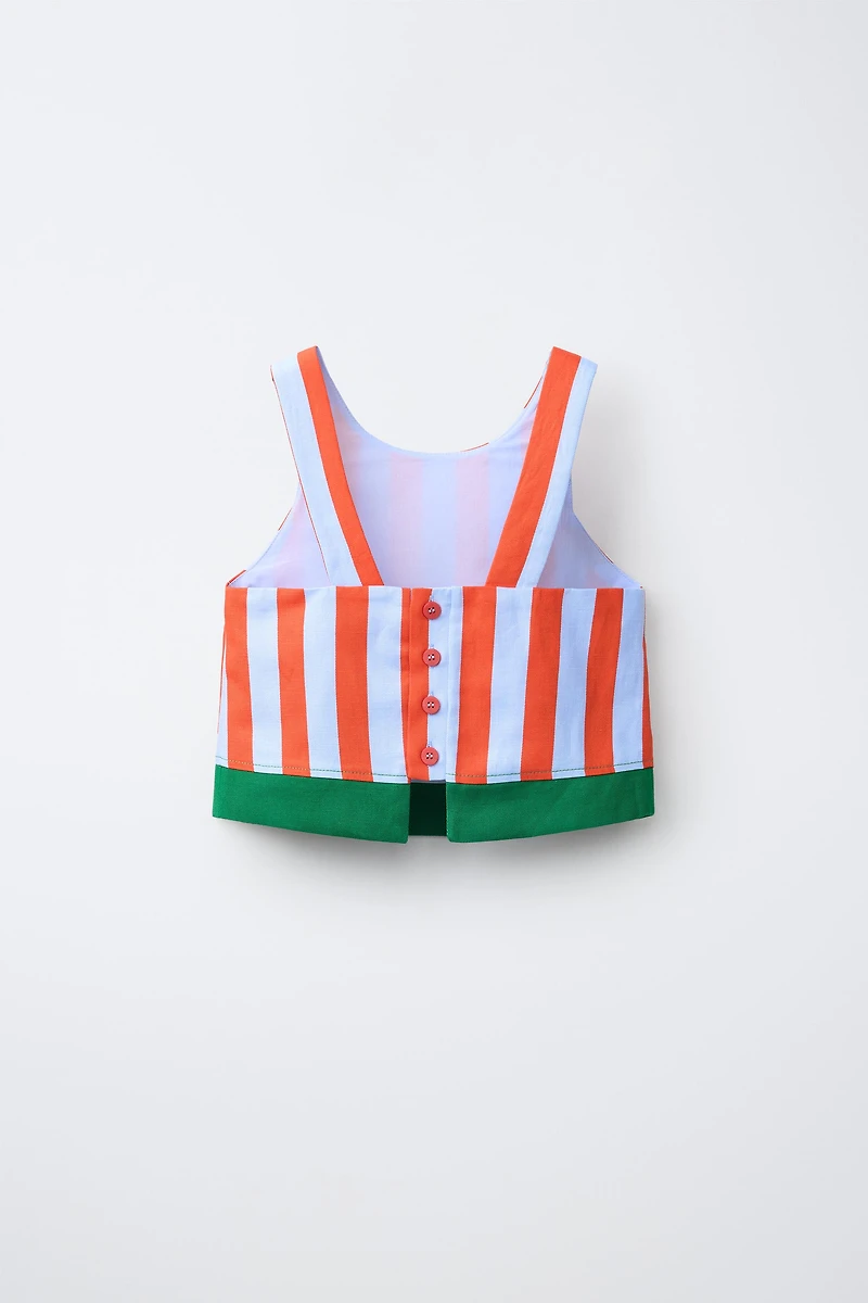 COMBINATION STRIPED TOP