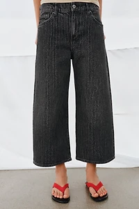 JEANS ZW COLLECTION JUPE-CULOTTE TAILLE MOYENNE À RAYURES