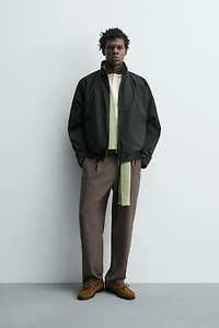 RELAXED FIT BOMBER JACKET