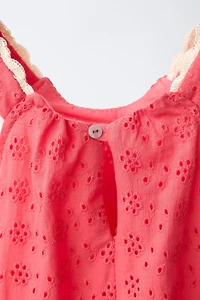 SHIFFLY EMBROIDERED LACE DRESS