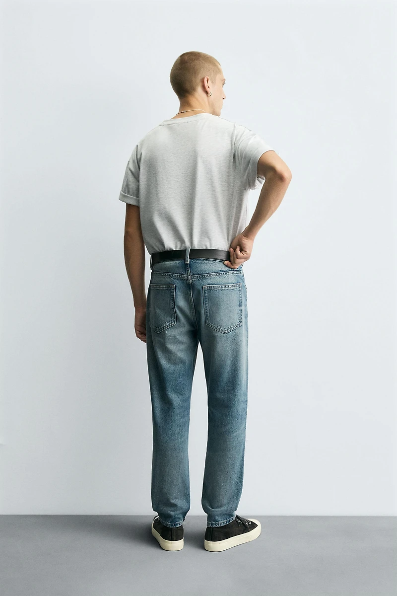SLIM CROPPED FIT JEANS