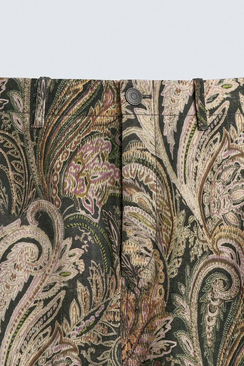 PANTALON CARGO BARREL FIT PAISLEY ÉDITION LIMITÉE