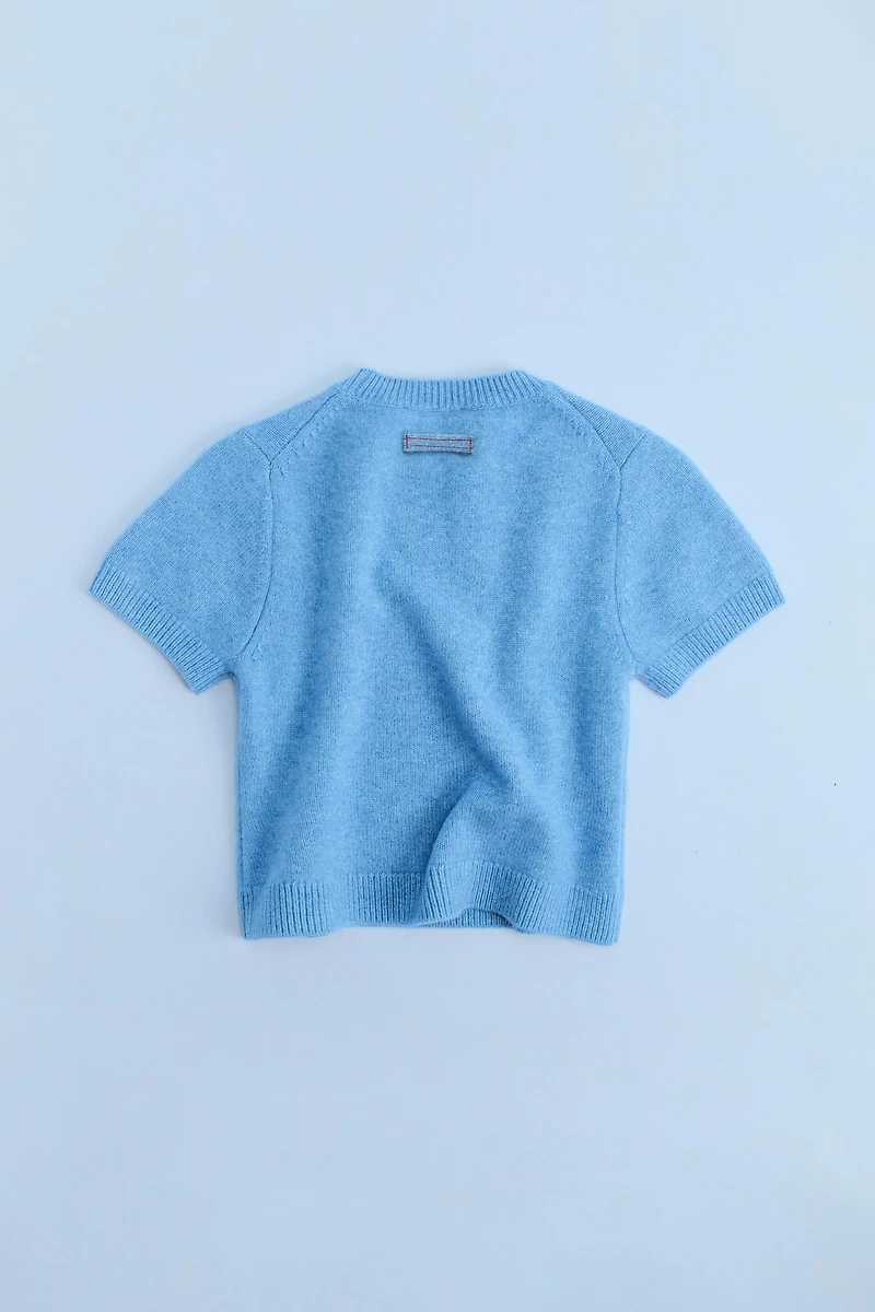 PULL EN MAILLE LAINE ET CACHEMIRE