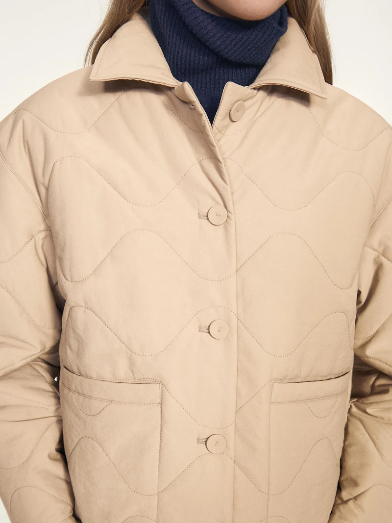 Jacket with seam details