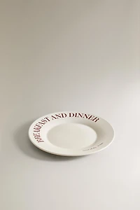 PORCELAIN BREAKFAST DESSERT PLATE