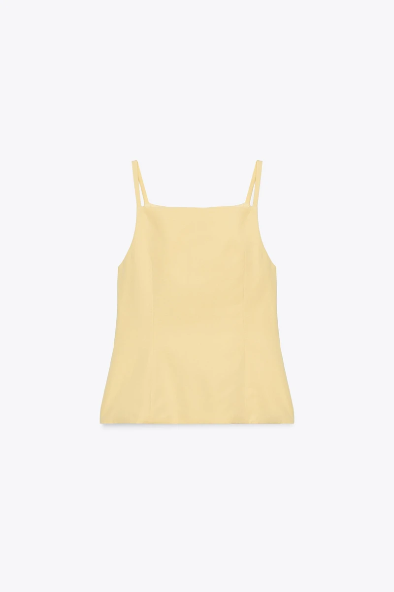 TOP GILET À BOUTONS