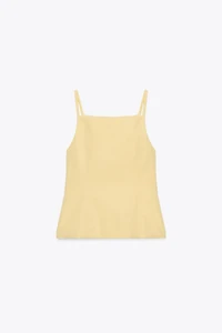 TOP GILET À BOUTONS