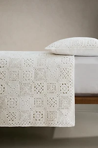 CROCHET PATCHWORK COTTON BEDSPREAD