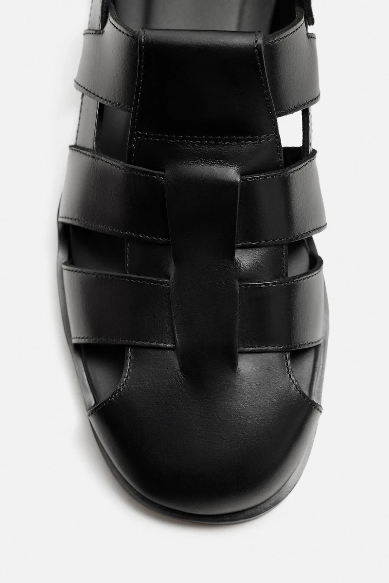 LIMITED EDITION LEATHER FISHERMAN SANDALS
