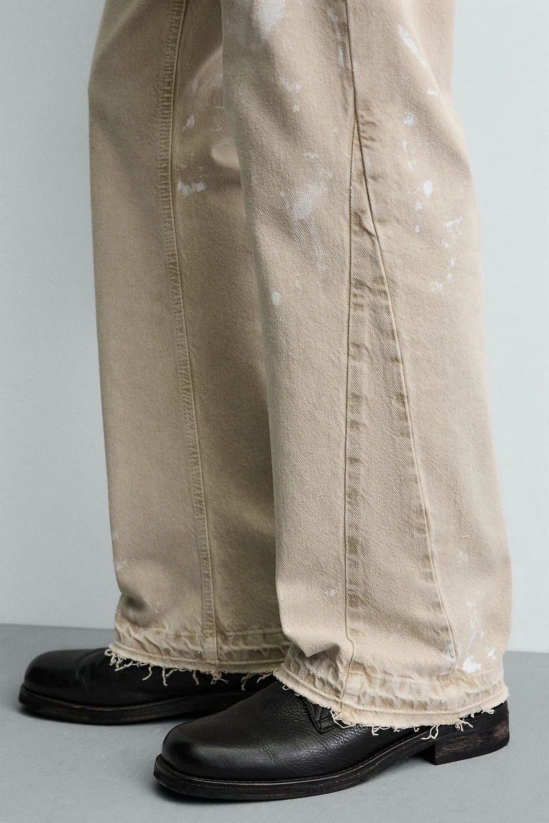 JEAN FLARE EFFET ÉCLABOUSSURES
