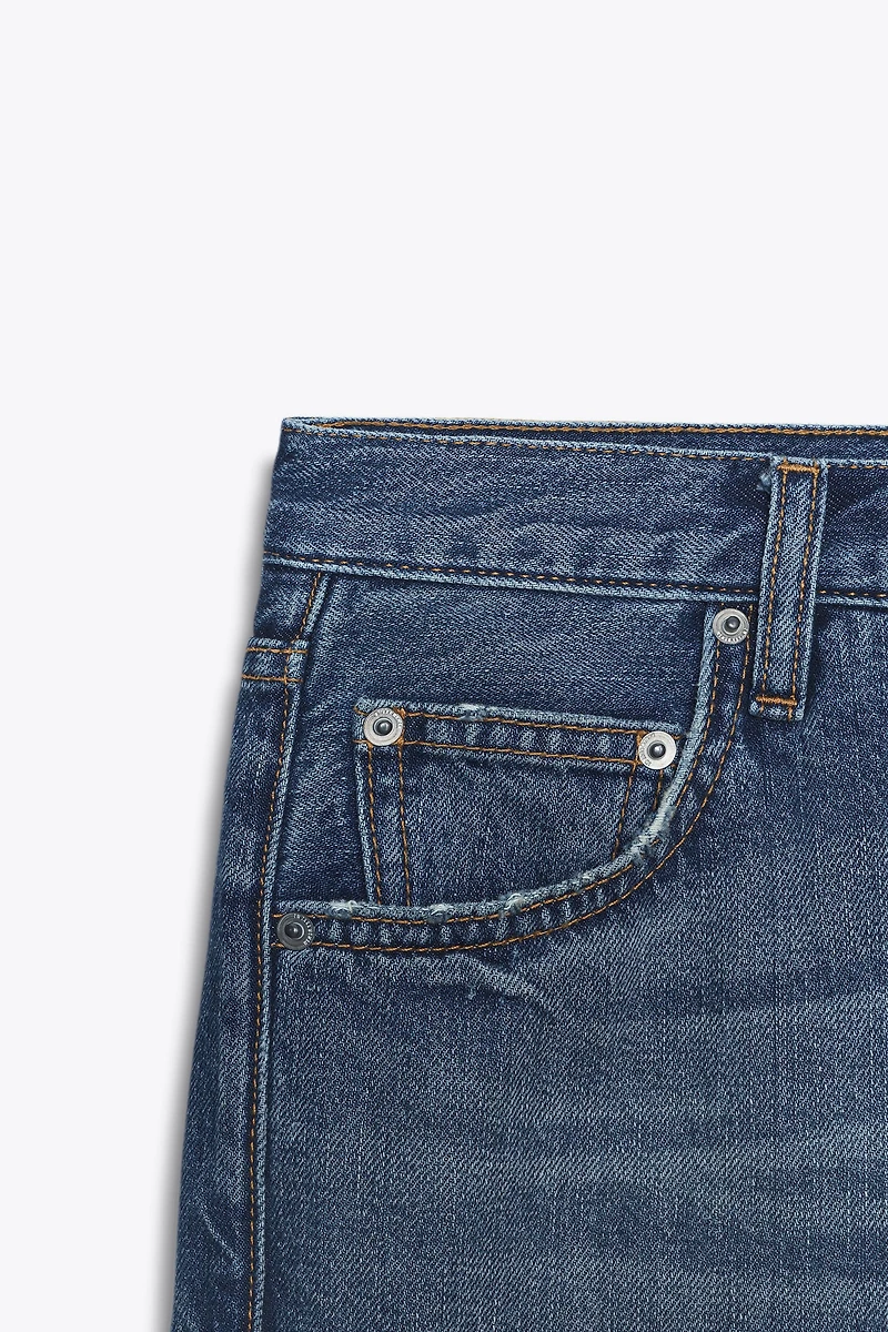 ZW COLLECTION LOW-RISE BAGGY JEANS