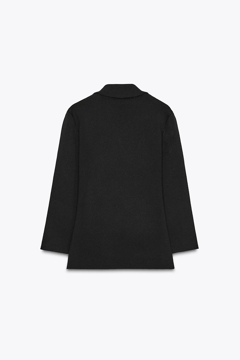 GILET CROISÉ EN MAILLE