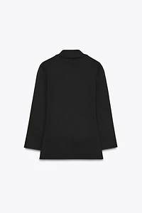 GILET CROISÉ EN MAILLE