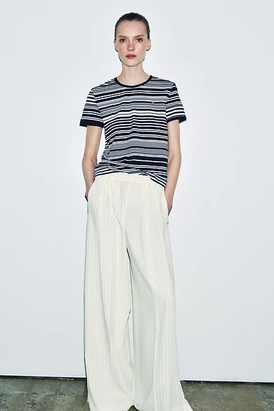 ZA STRIPED T-SHIRT