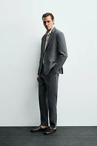 100% LINEN SUIT PANTS