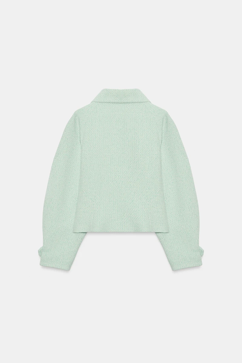 TEXTURED ZIP JACKET