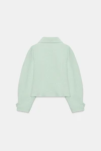 TEXTURED ZIP JACKET