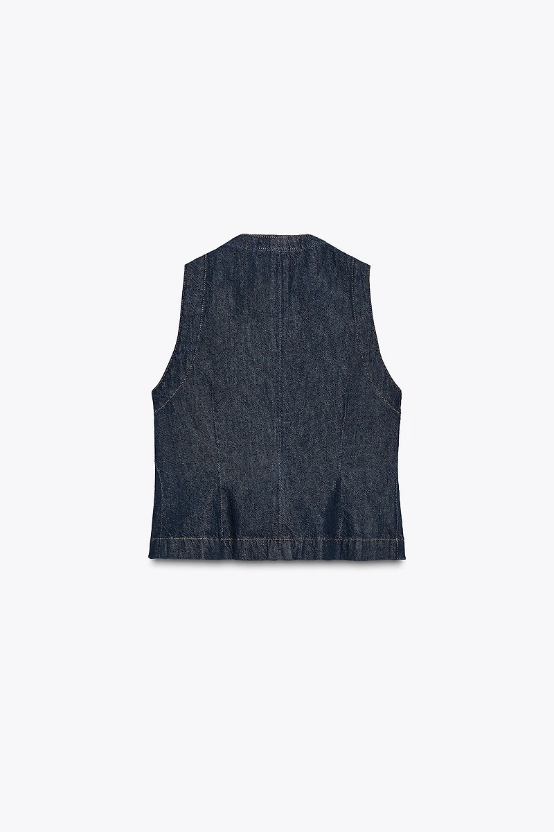 Z1975 FITTED DENIM VEST