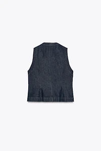 Z1975 FITTED DENIM VEST