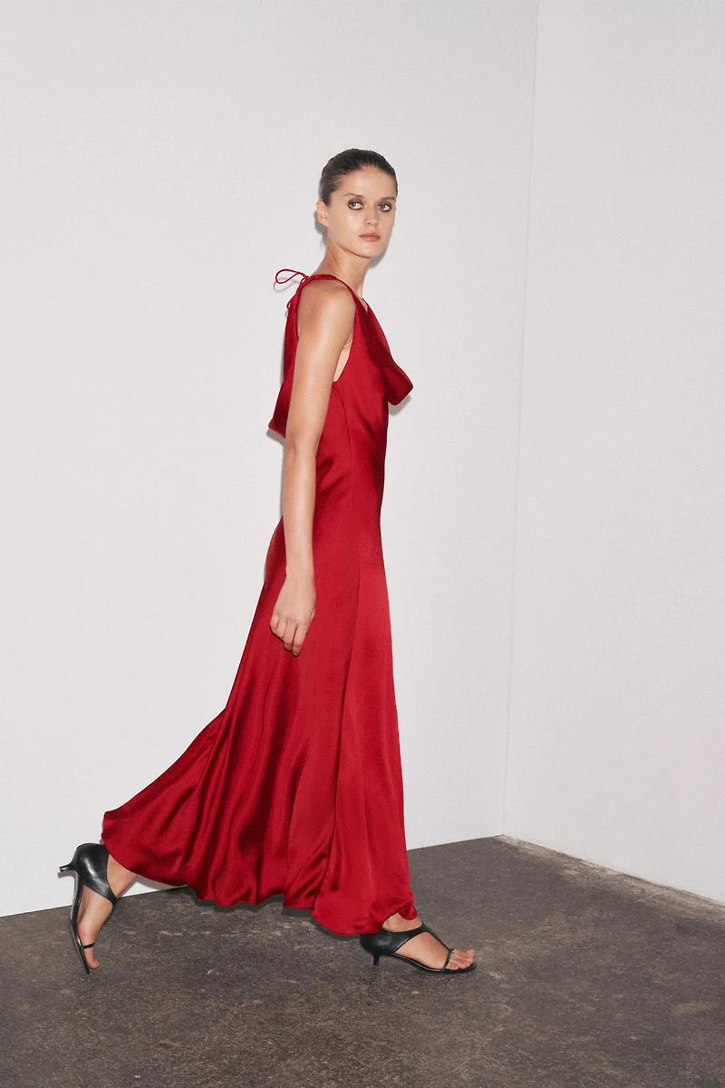 ZW COLLECTION SATIN LONG DRESS