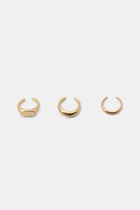 3-PACK SIGNET TOE RINGS
