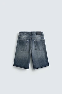 RELAXED FIT DENIM SHORTS