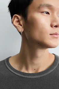 WASHED WAFFLE KNIT T-SHIRT