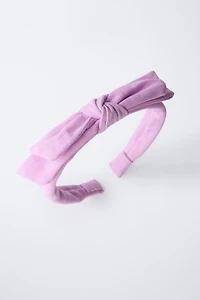 SERRE-TÊTE UNI AVEC NŒUD