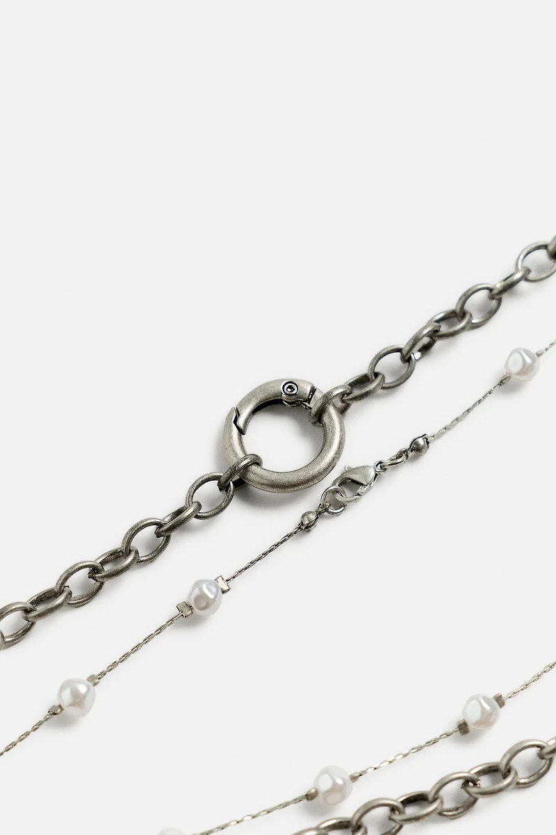 COMBINATION NECKLACES PACK OF 2